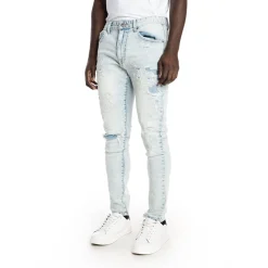 Rip And Repair Semi Basic Jeans