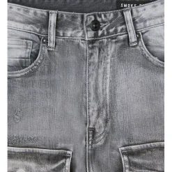 Stacked Utility Denim Jeans