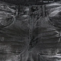 Stacked Utility Denim Jeans