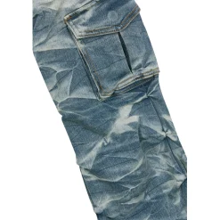 Stacked Utility Denim Jeans
