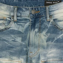 Stacked Utility Denim Jeans