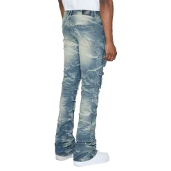 Stacked Utility Denim Jeans