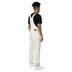 Tonal Color Block Windbreaker Utility Overalls