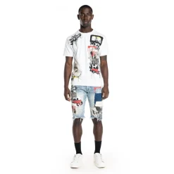 Twill Applique Fashion Tee
