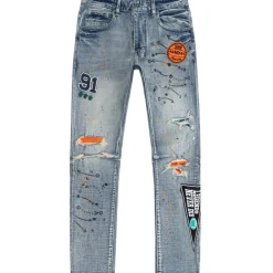 Varsity Detailed Jeans