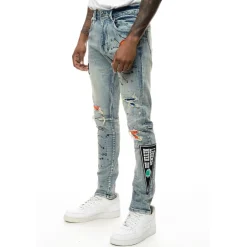 Varsity Detailed Jeans