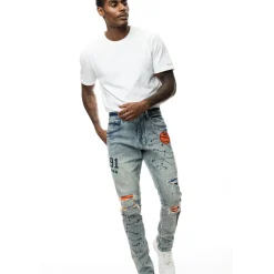 Varsity Detailed Jeans