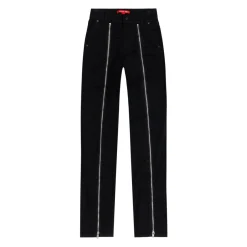 Zipper Detailed Fashion Denim Pants